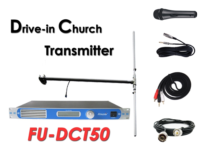 Wholesale Amazon FMUSER FU-30/50B 50Watt FM Broadcast Radio Transmitter 0-50watt Power Adjustable for FM Radio Station/Drive-in Church Service/Cinema/Parking Lots CZE-T501 CZH-T501